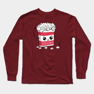 Cute popcorn Long Sleeve T-Shirt